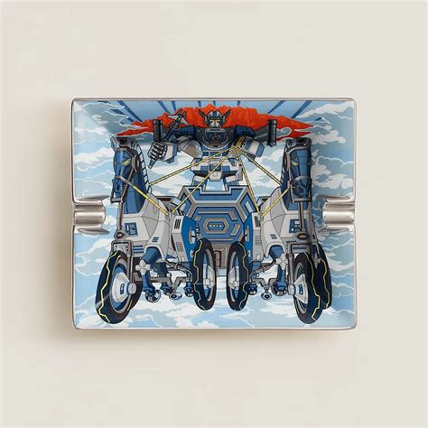 hermes horse ashtray|Hermes mega chariot ashtray.